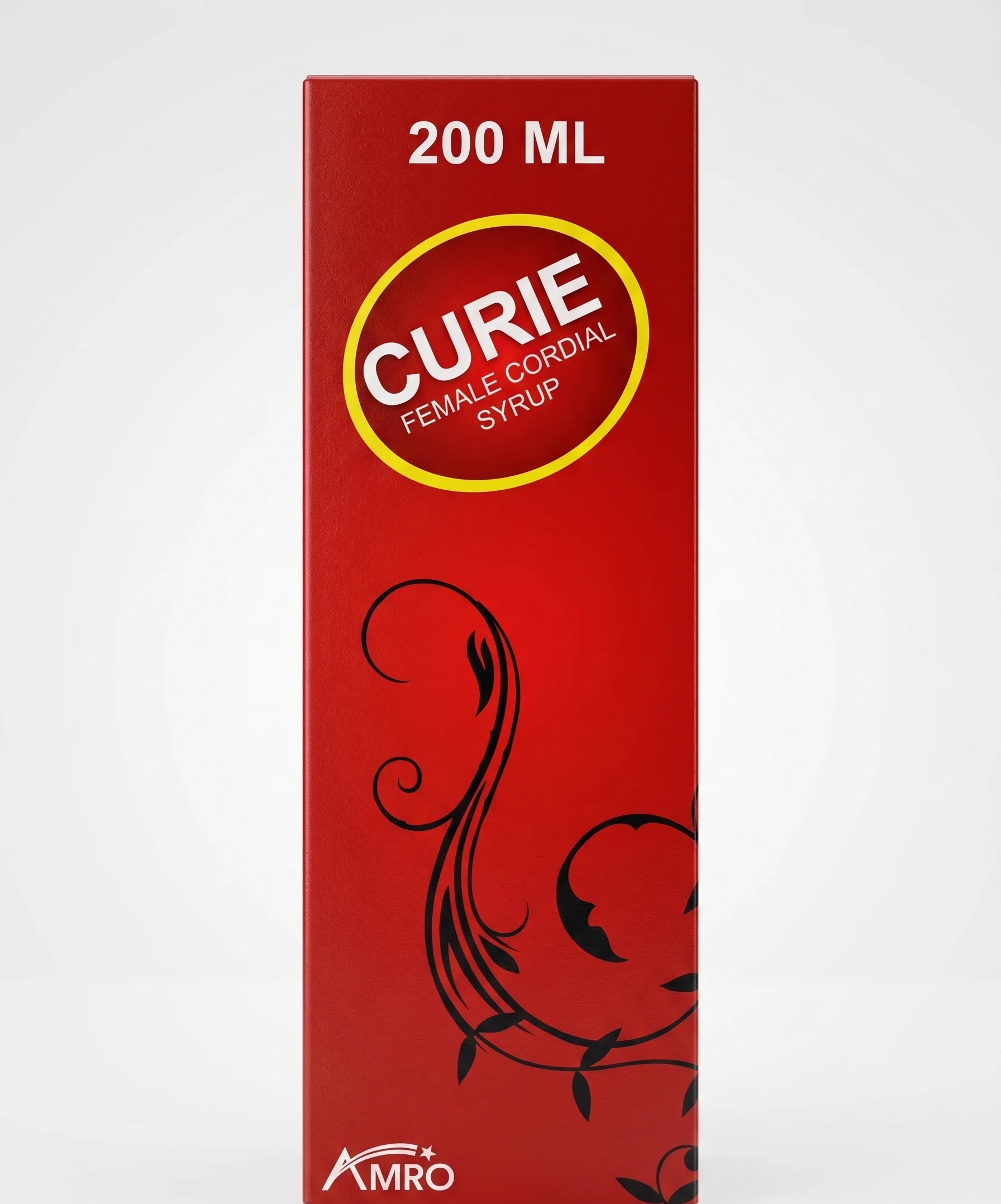 Amro Pharmaceuticals Curie Syrup - Ashok Chhal + Arjun Chhal + Bel Chhal + other clinical herbs - Ayurvedic formulation