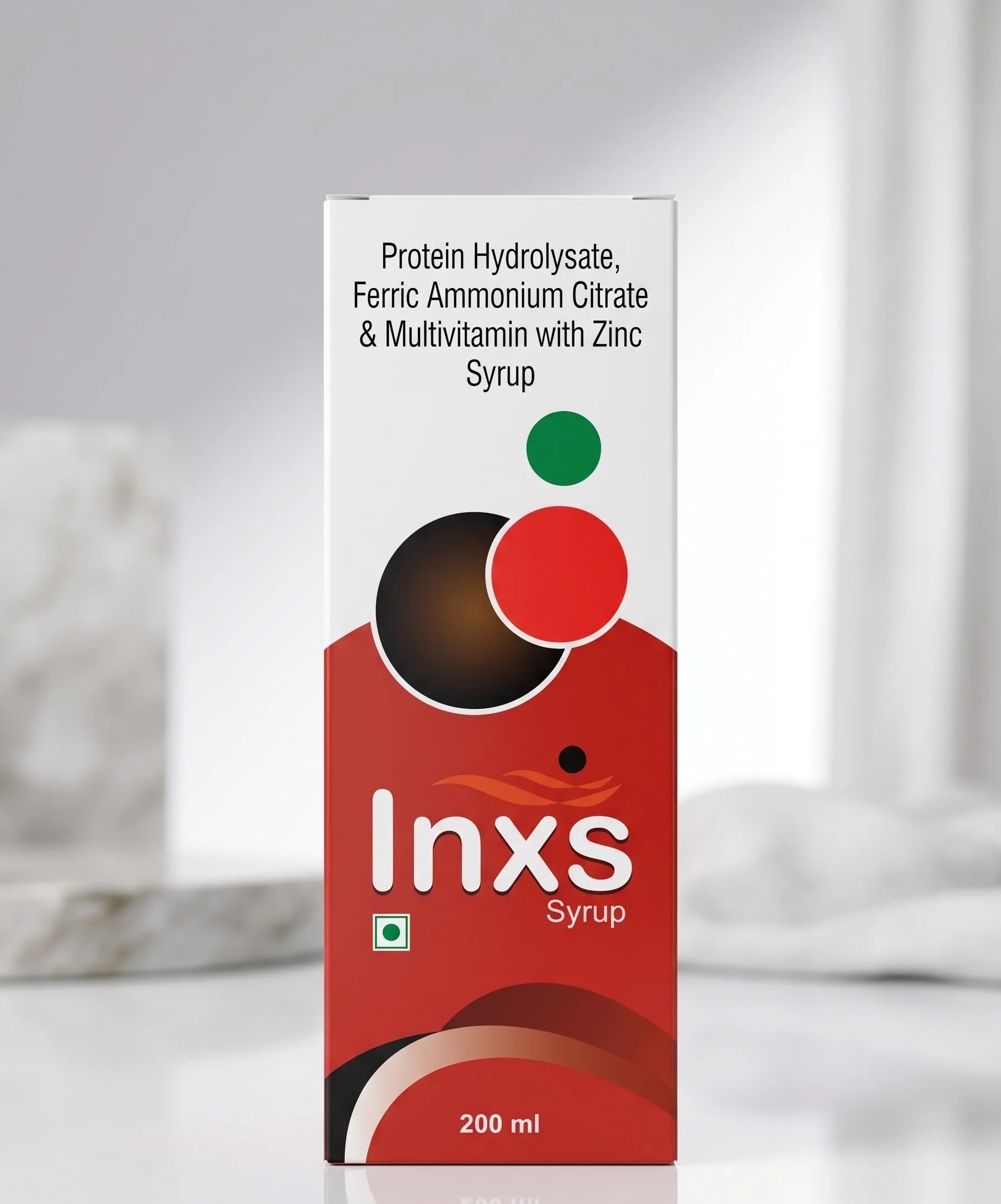 Amro Pharmaceuticals Inxs Syrup B2B packaging