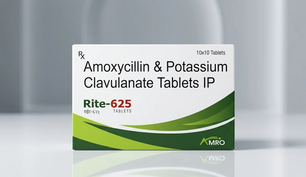 Amro Pharmaceuticals Rite-625 Tablet B2B packaging