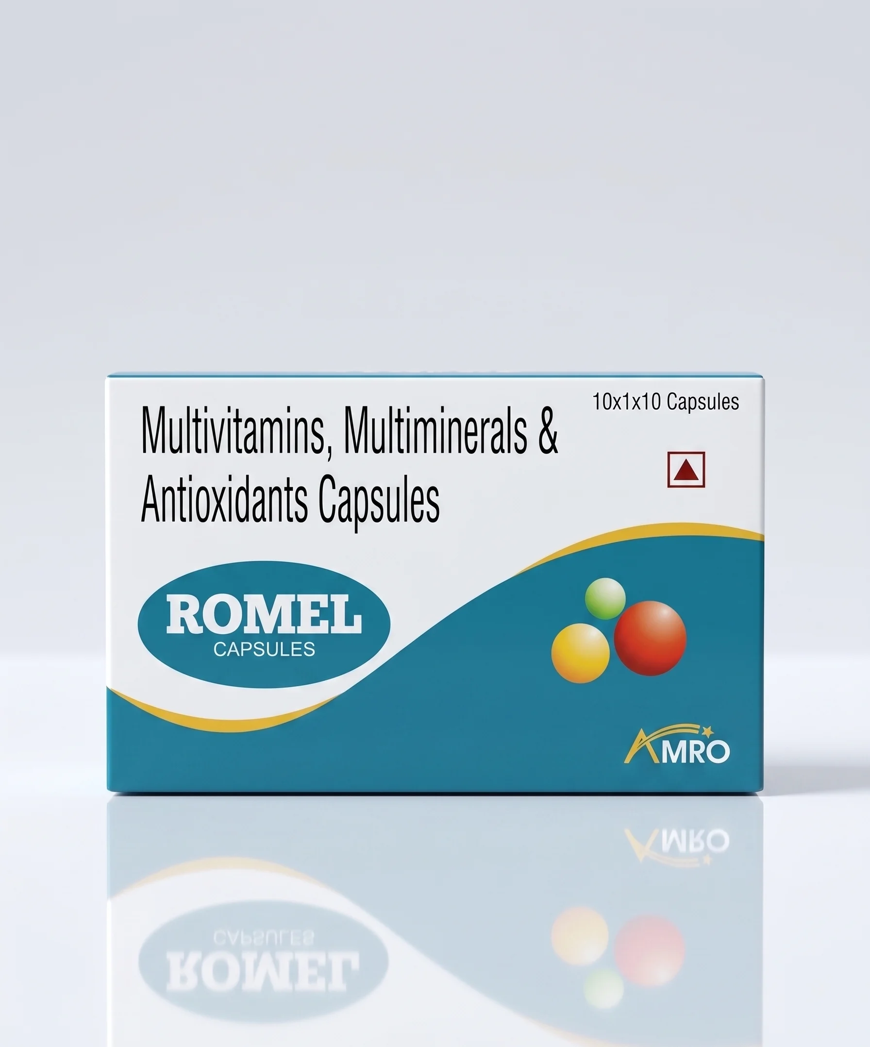 Amro Pharmaceuticals Romel Capsule B2B packaging