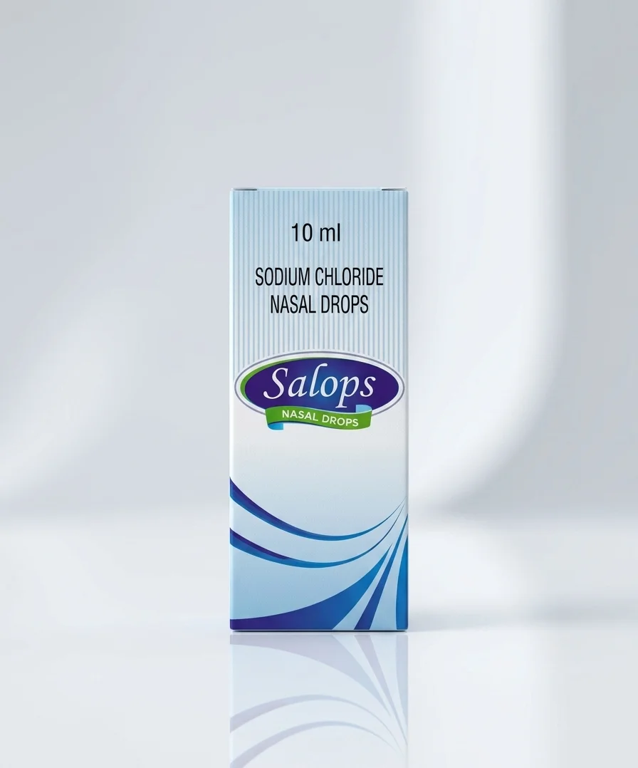 Amro Pharmaceuticals Salops Drops - Sodium Chloride I.P. + Benzalkonium Chloride Solution I.P. + Aqueous Isotonic Solution - ENT & Respiratory formulation