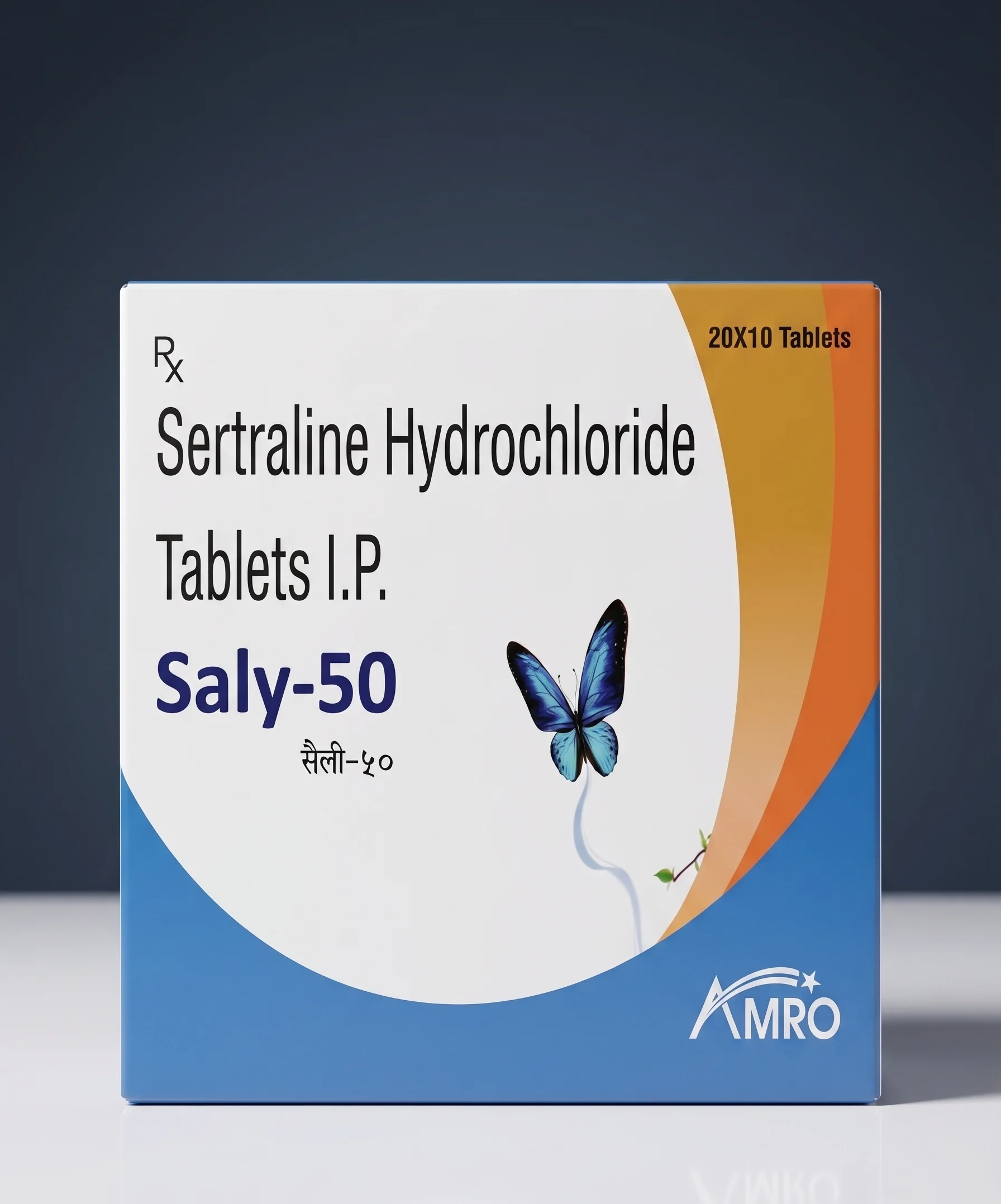 Amro Pharmaceuticals Saly-50 Tablet - Sertraline Hydrochloride IP - CNS Drugs formulation