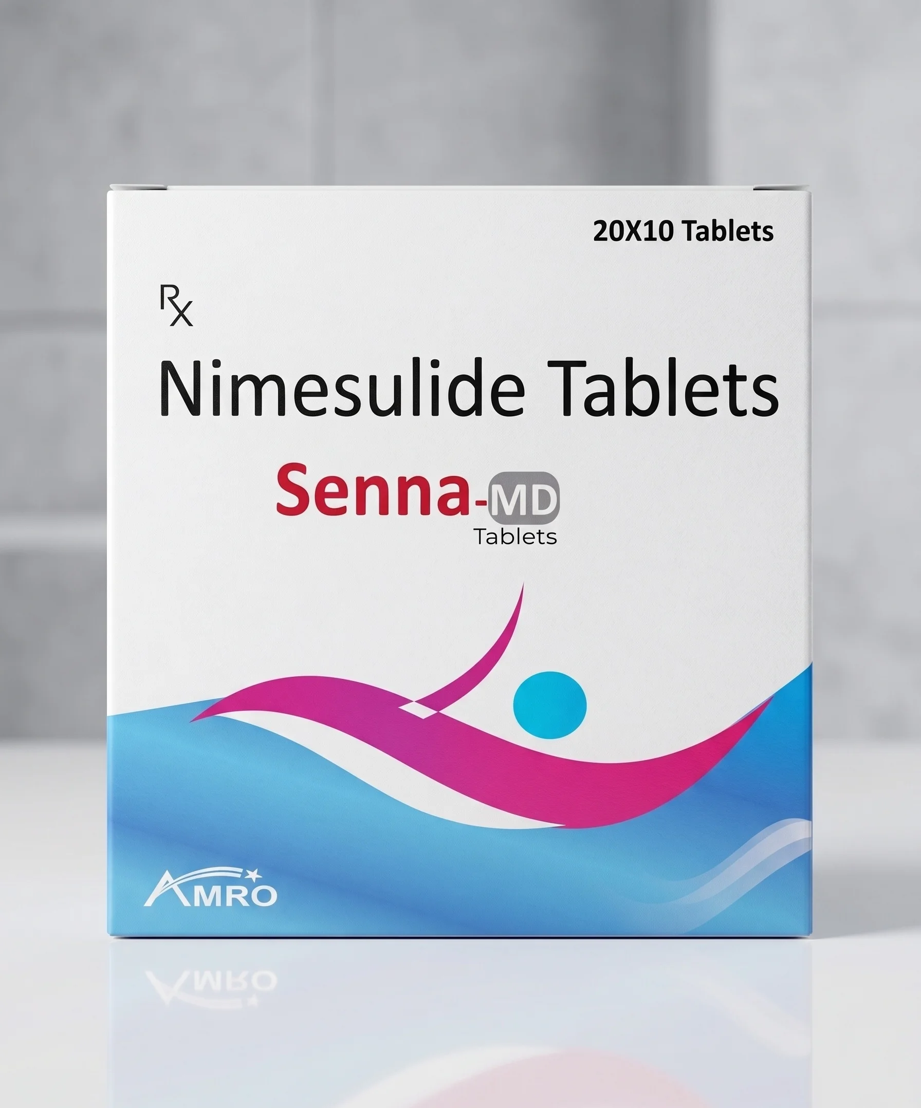 Amro Pharmaceuticals Senna-MD Tablet - Nimesulide BP - Analgesics formulation