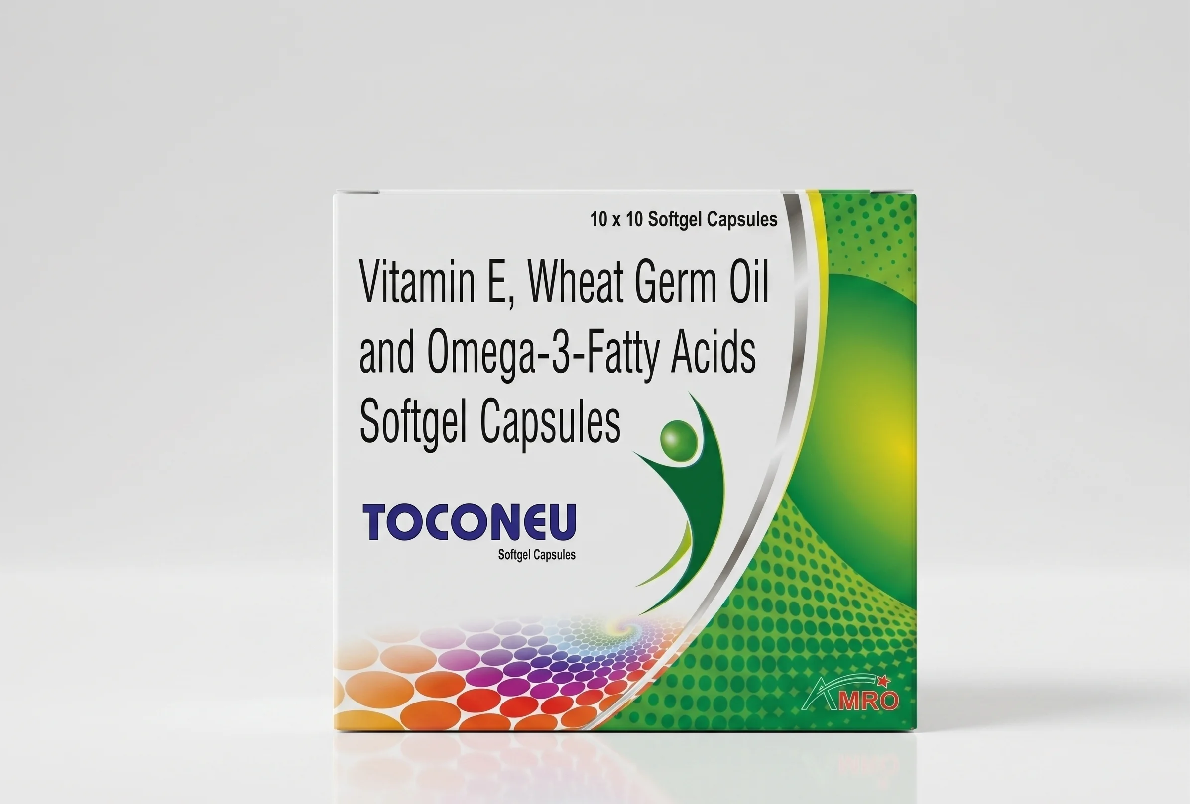 Amro Pharmaceuticals Toconeu Softgel Capsule B2B packaging